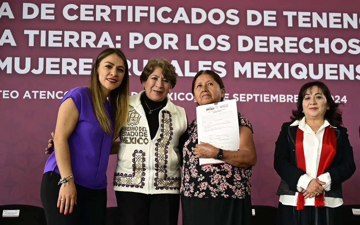 Delgina tenencia de tierra para mujeres del edomex